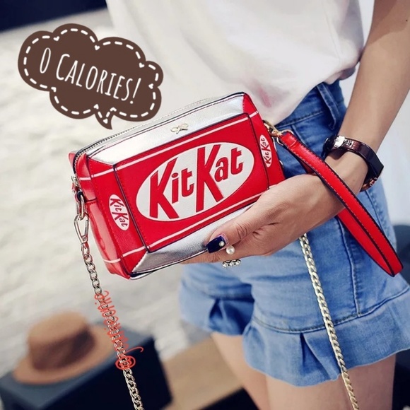 Handbags - ** KIT KAT Chocolate Crossbody Red 4 Cell Phone